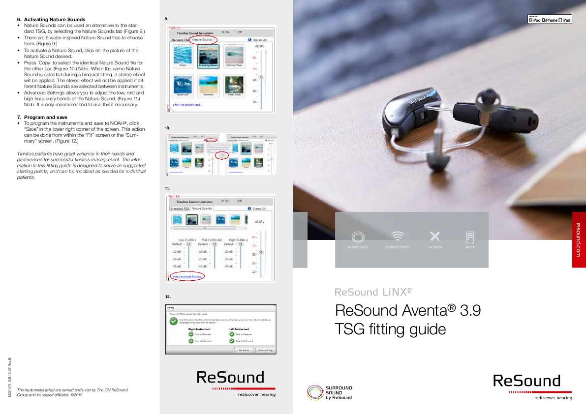 ReSound Aventa® 3.9 피팅 가이드